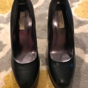 Vera Wang Black Heels
